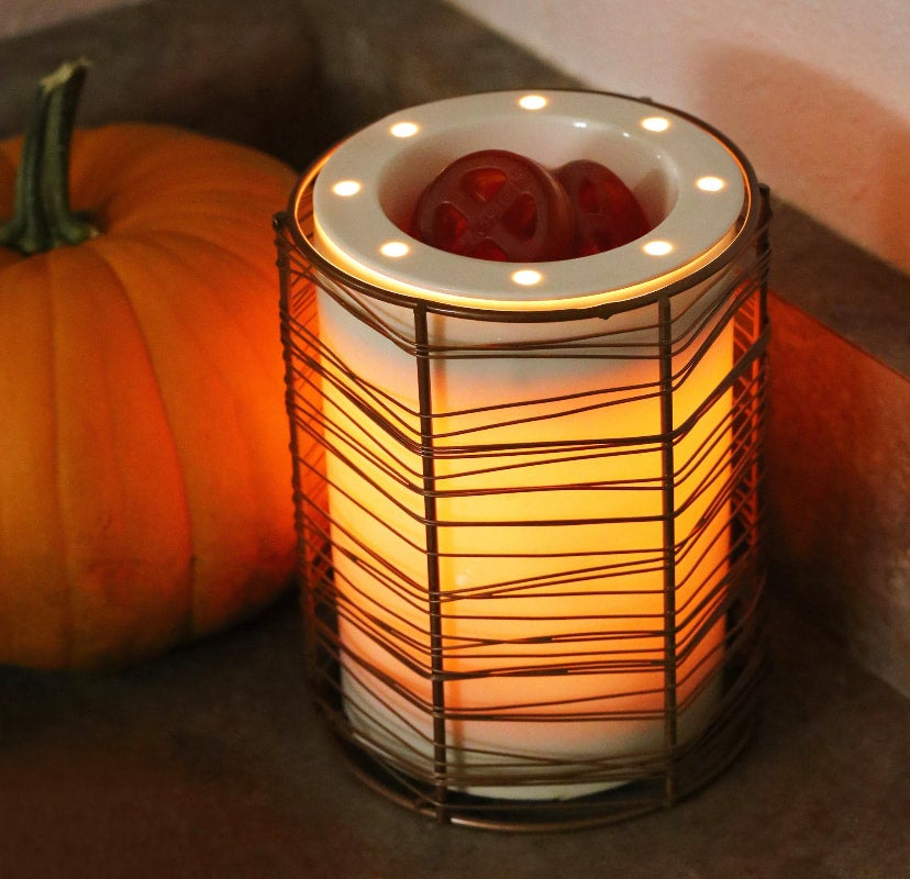 Copper Wire Scentrio® Wax Melts Warmer for Use With Wax Melts or